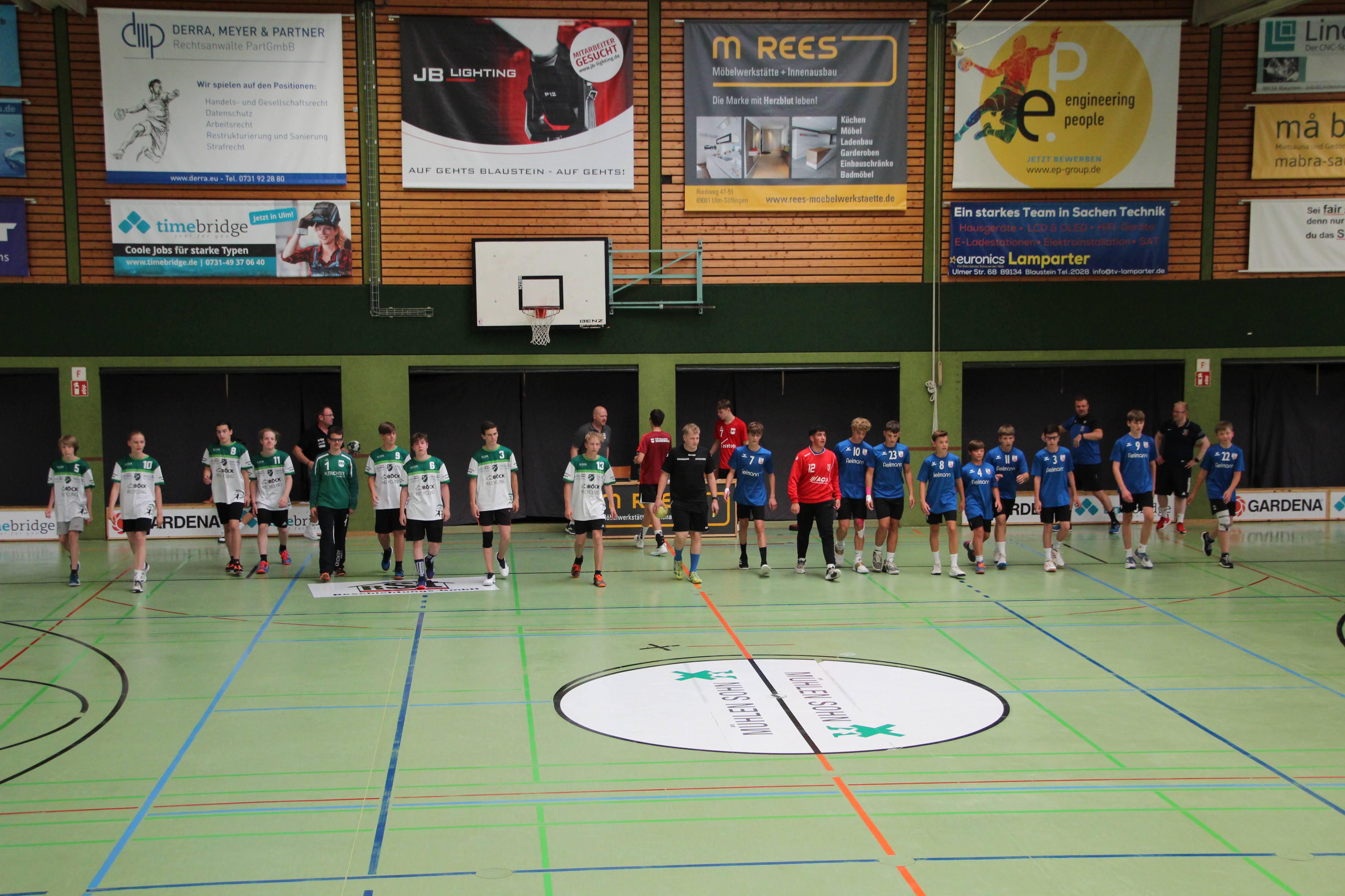 MB beim Tag des Handballs in Blaustein